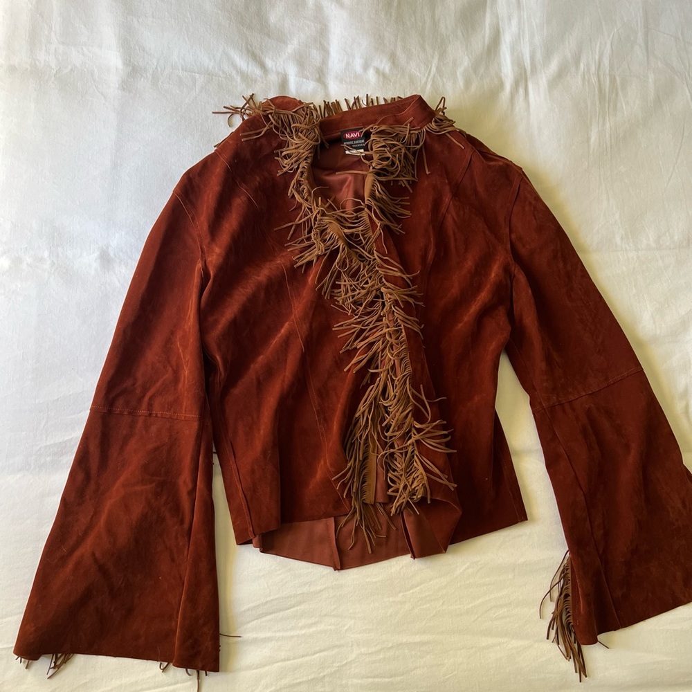 Vintage Scully Rust Fringe Jacket
